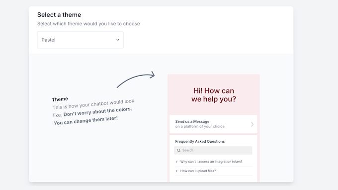 Changing the live chat button's appearance 