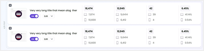 Testare A/B în Poptin