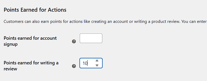 Gagnez des points en écrivant un avis dans WooCommerce Points And Rewards