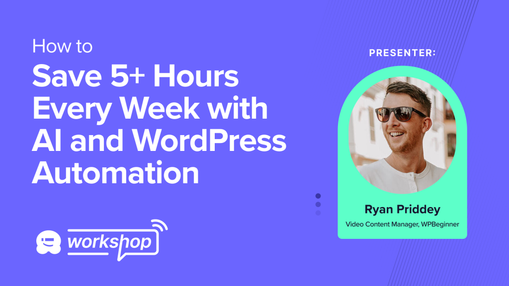 Yapay Zeka ve Otomasyon WPBeginner Atölyesi