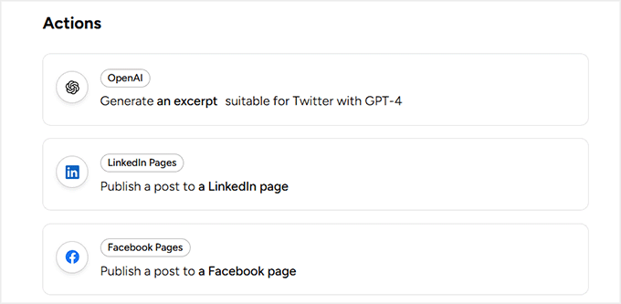 Ações do Uncanny Automator para OpenAI