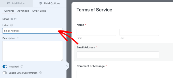 Alan Etiketini Özelleştirme