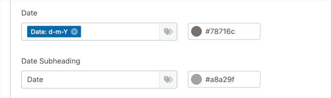 PDF için tarih ayarlarını yapılandırma