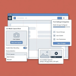 Cómo capturar fotos o videos de cámara en vivo en formularios de WordPress
