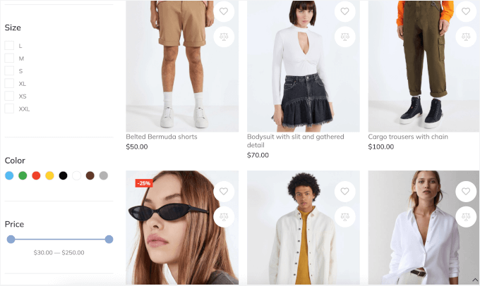 The different filter field types in JetSmartFilters