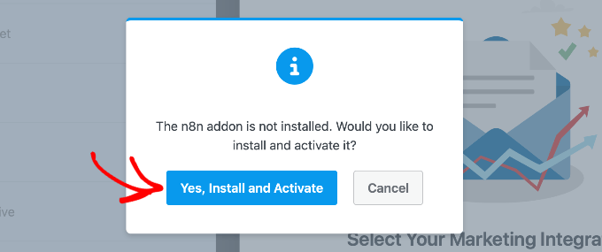 Adding the n8n Addon in WPForms