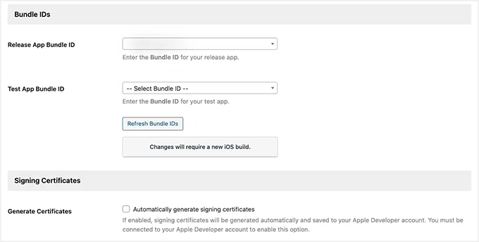 Bundle-IDs in MemberPress AppKit hinzufügen