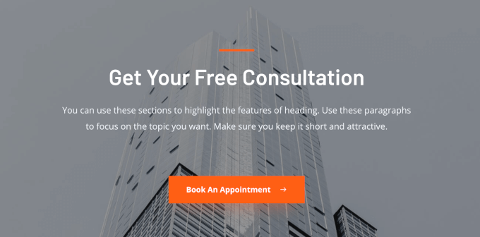 Astraの予約受付CTA