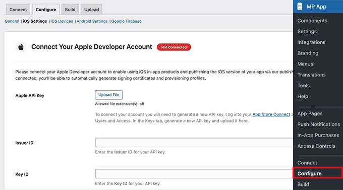 Apple Developer-Konto mit MemberPress AppKit verbinden