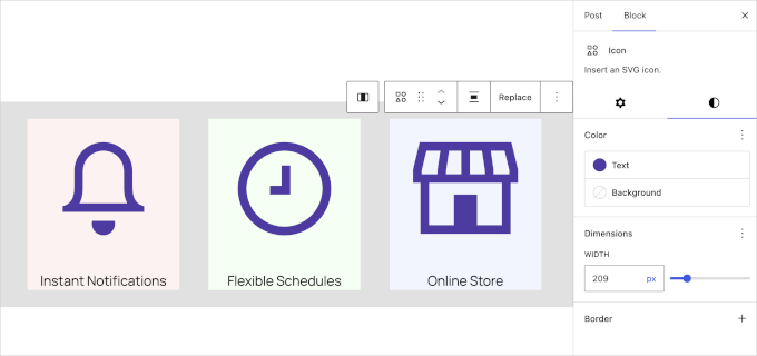 Blocco icone in WordPress 7.0 Blocco icone in WordPress 7.0