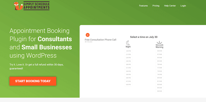 Simply Schedule Appointments – コンサルタントおよび代理店に最適