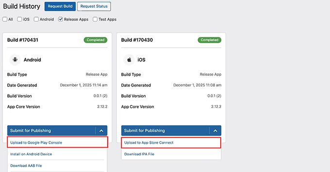 Apps zur Veröffentlichung einreichen in MemberPress AppKit