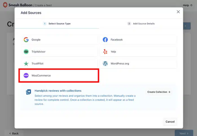 Recenzii WooCommerce adăugate ca sursă în Reviews Feed