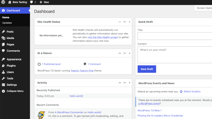 Rinnovamento del design dell'amministrazione di WordPress Rinnovamento del design dell'amministrazione di WordPress