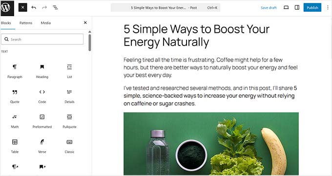 Write a blog post for your health blog