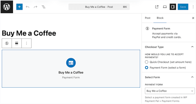 Embedding PayPal payment forms in WordPress Embedding PayPal payment forms in WordPress