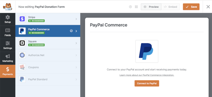 PayPal payments in WPForms are now available for all users