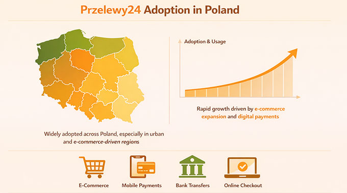 Przelewy24 adoption in Poland