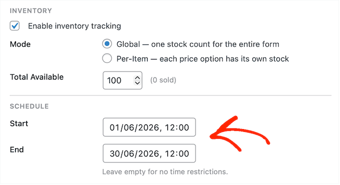 Activating and deactivating your PayPal payment forms automatically Activating and deactivating your PayPal payment forms automatically
