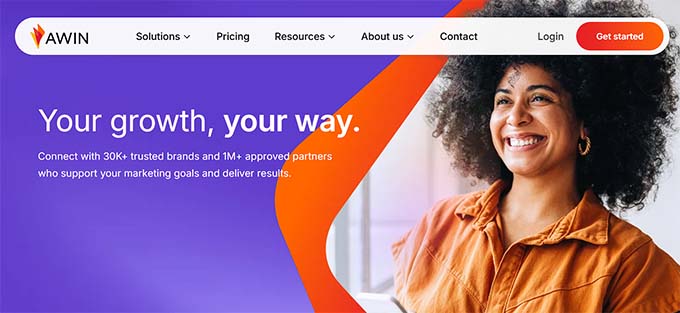 AWIN website
