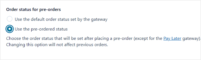 Configurar status do pedido no YITH