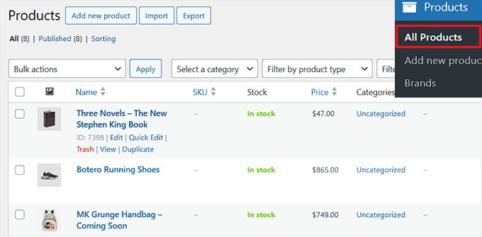 Criar um novo produto ou usar um existente para configurar pré-encomendas no YITH