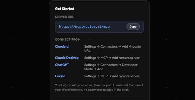 Instalar servidor MCP