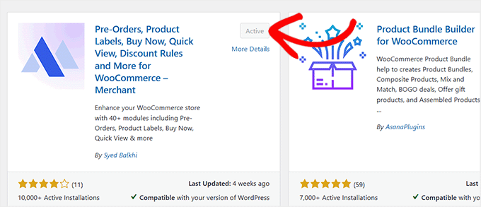 Instale o plugin gratuito Merchant
