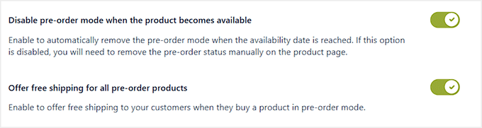 Ofereça frete grátis para pré-pedidos no YITH