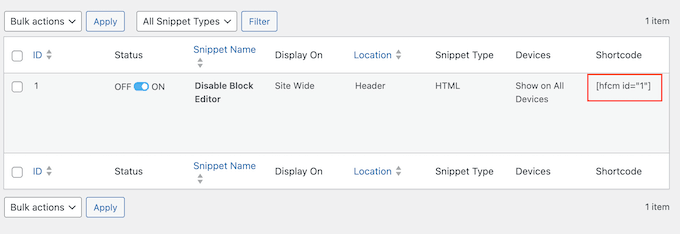 Adding custom code to your WordPress website using shortcode