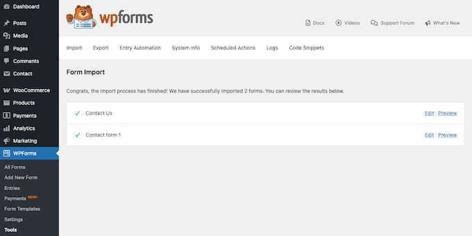Come migrare da Contact Form 7 a WPForms senza scrivere una sola riga di codice