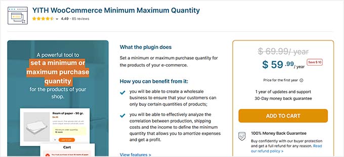 Plugin YITH WooCommerce Minimum Maximum Quantity Plugin YITH WooCommerce Minimum Maximum Quantity