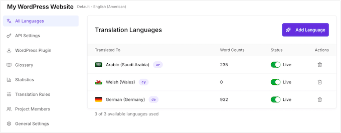 Adding multiple languages to your WordPress blog or website 
