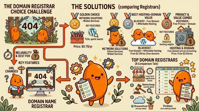 Domain Name Registrar Comparison