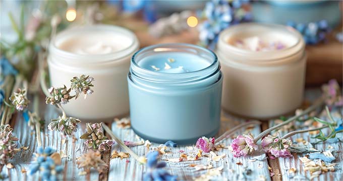 Homemade candles