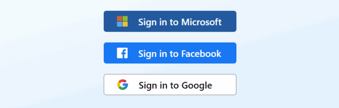 Opzioni di accesso a Microsoft Clarity