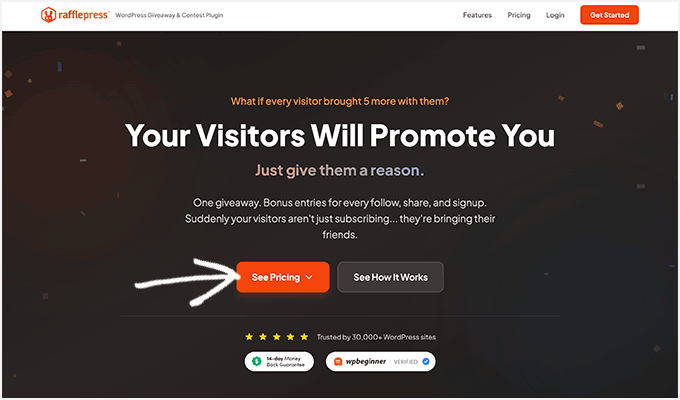 RafflePress New Website