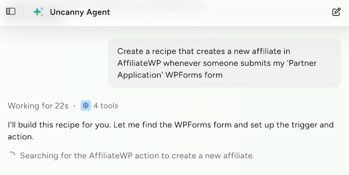 Connecting to third-party plugins and services using Uncanny Agent 