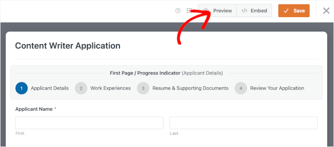 Click to preview form