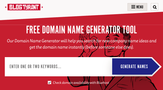 Blogtyrant Blog Name Generator