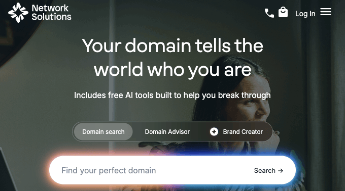 Network Solutions domain generator
