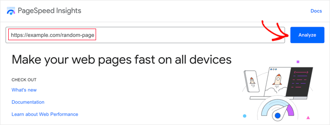 Instrumentul Google PageSpeed Insights