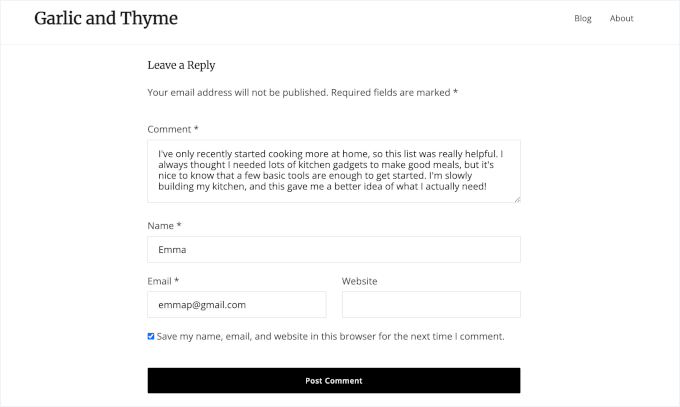Laisser un commentaire pour tester la redirection des commentaires