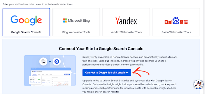 Ansluta WordPress till Google Search Console (GSC)