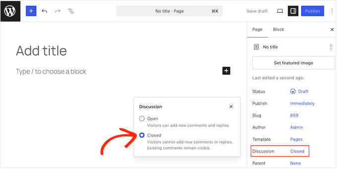 Comment désactiver les commentaires sur vos pages WordPress
