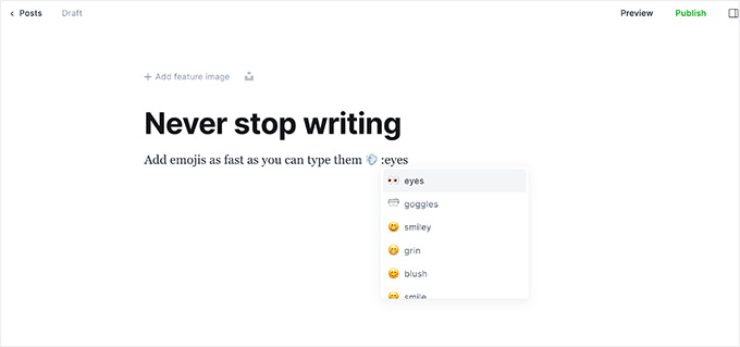 Ghost content editor Ghost content editor