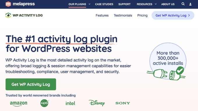 WP Activity Log by Melapress Website