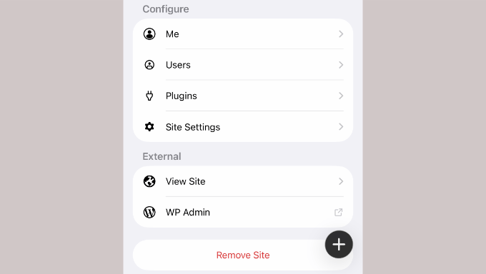 Configurarea site-ului dvs. folosind aplicația mobilă WordPress