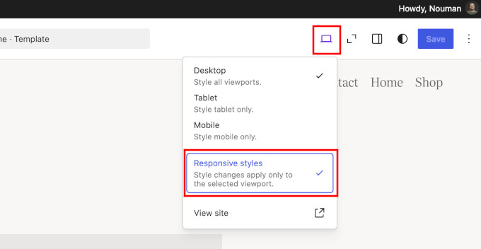 Stiluri responsive în WordPress 7.1
