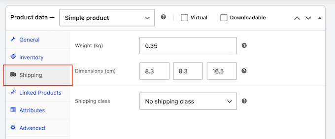 Adding shipping information to your digital storefront